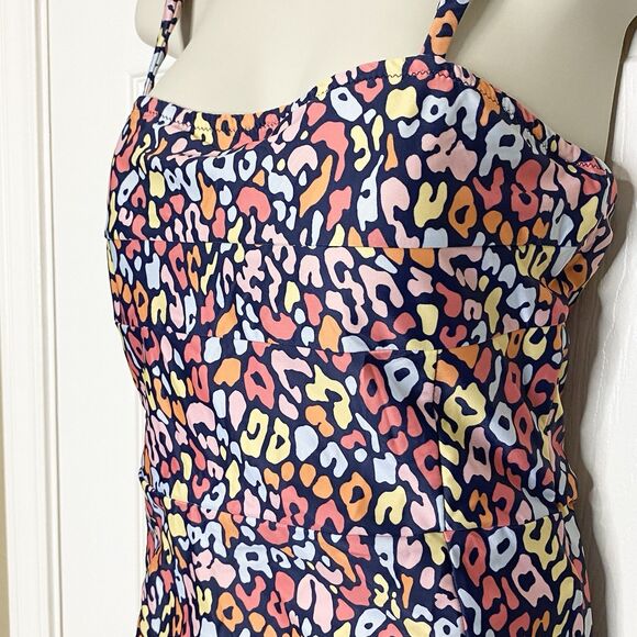 Summersalt Womens Size 10 Oasis Leopard Print One-Piece Swimsuit Multicolor - Picture 9 of 14